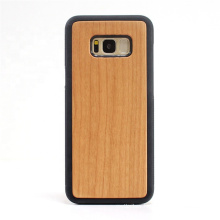 Hard TPU wood phone case back cover for S8 plus